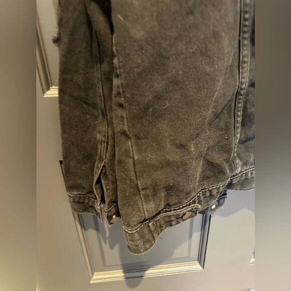 Very rock and roll black jeans jacket - Picture 4 of 5